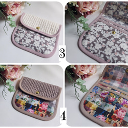 リバティ♡Mignon case♡/ハンカチ入れ/ナプキン入れ/コスメケース/マスクケース 3枚目の画像