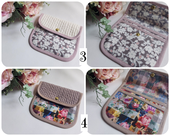 リバティ♡Mignon case♡/ハンカチ入れ/ナプキン入れ/コスメケース/マスクケース 3枚目の画像