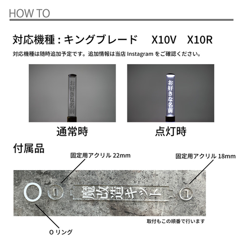 ツアーやライブに！キンブレシート オリジナルオーダー(*•̀ᴗ•́*)و ̑̑ 楽天市場】クリア2枚セット キンブレシート オーダー キンブレ