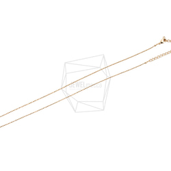 CHN-088-G【2個入り】ボールネックレスチェーン,Ball Chain for necklace/45.5cm 2枚目の画像
