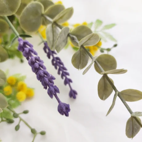 専用】Lavender Rose がたかっ Flowers♥️スワッグ♪壁掛け 