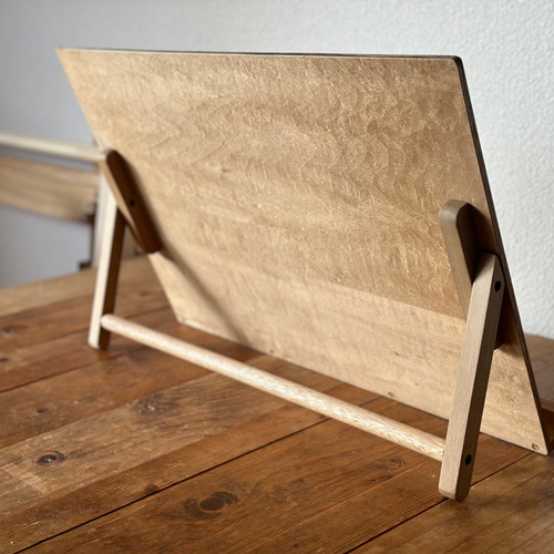 折畳式ブックディスプレイスタンド ◇木製◇ブックスタンド