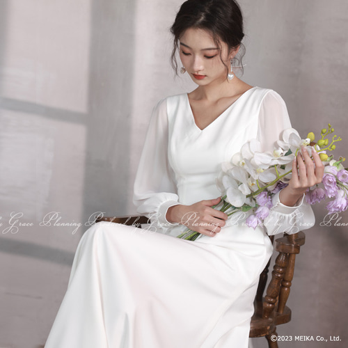 ウェディングドレス長袖 結婚式 花嫁 5号 小さいサイズ 前撮り ウェディングドレス長袖 結婚式 花嫁 5号 小さいサイズ 前撮り