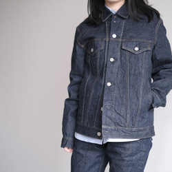 HANDROOM デニムジャケット INDIGO｜unisex3サイズ 1枚目の画像