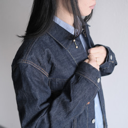 HANDROOM デニムジャケット INDIGO｜unisex3サイズ 12枚目の画像