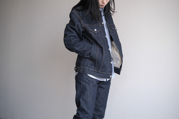 HANDROOM デニムジャケット INDIGO｜unisex3サイズ 9枚目の画像