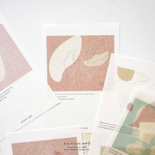 コラージュ素材 デザインペーパー 15枚 concept [AT992] その他雑貨