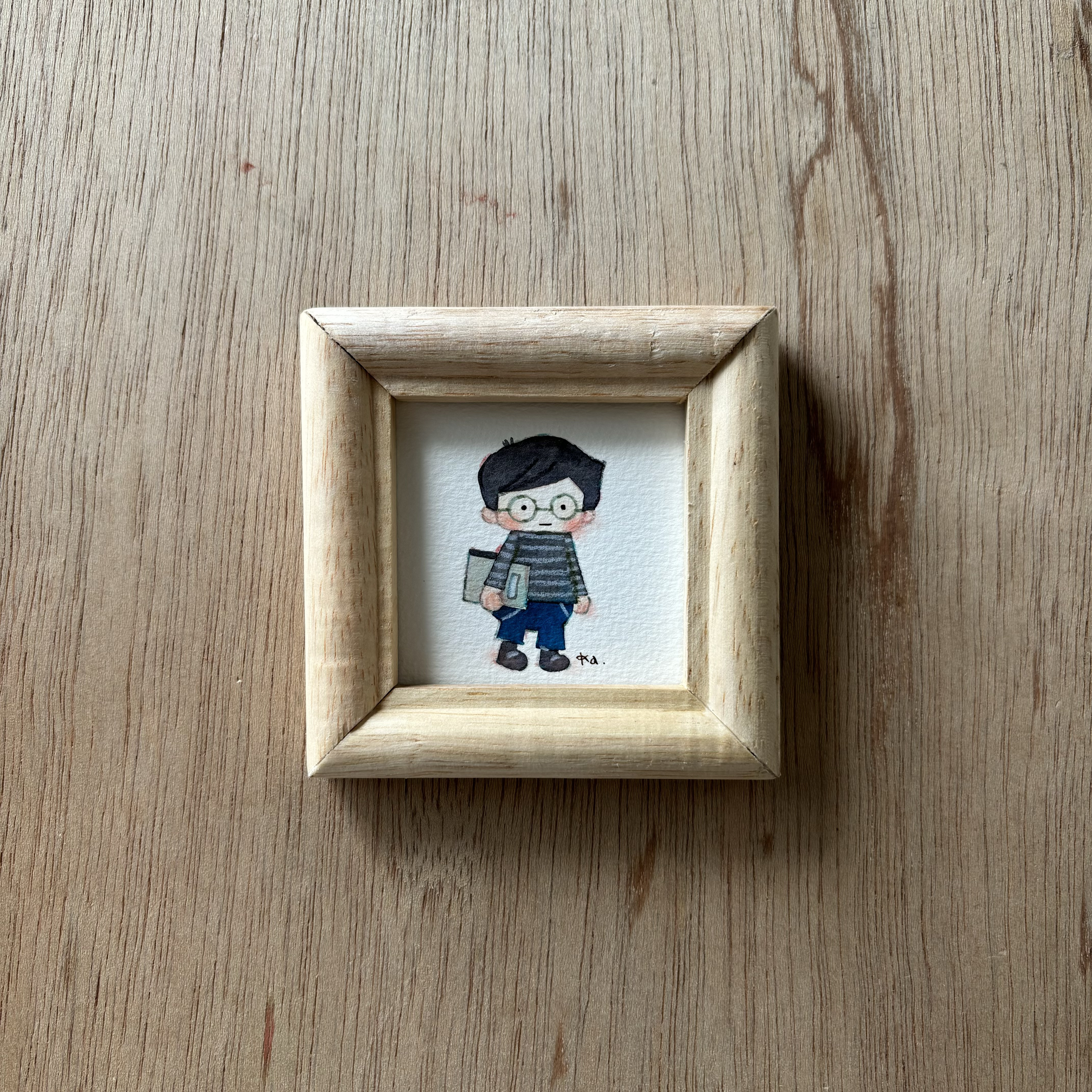 「どんな事も」ミニ額　原画