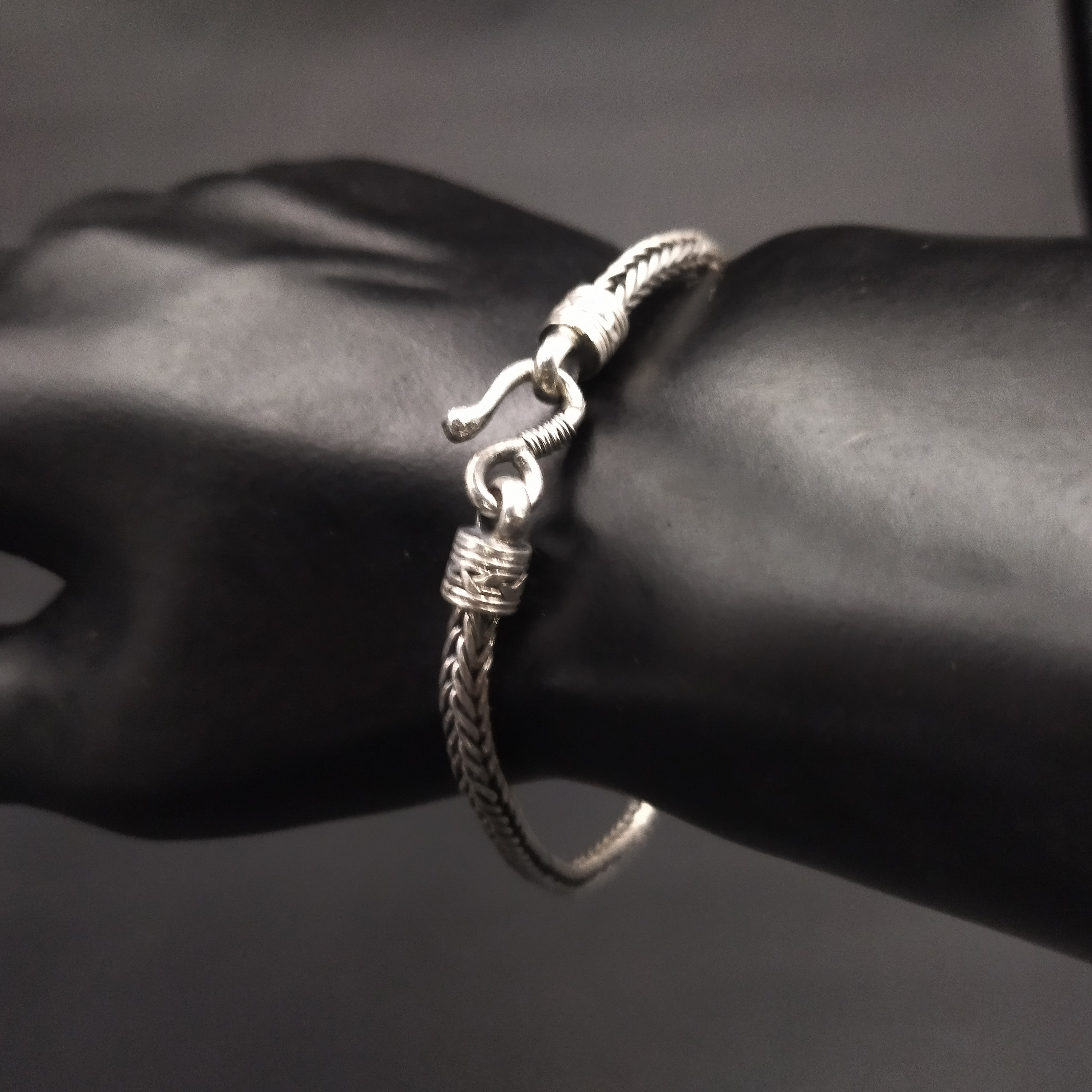 3.5mmシングルフォックスＳ【シルバーチェーンブレスレット】 27,300円