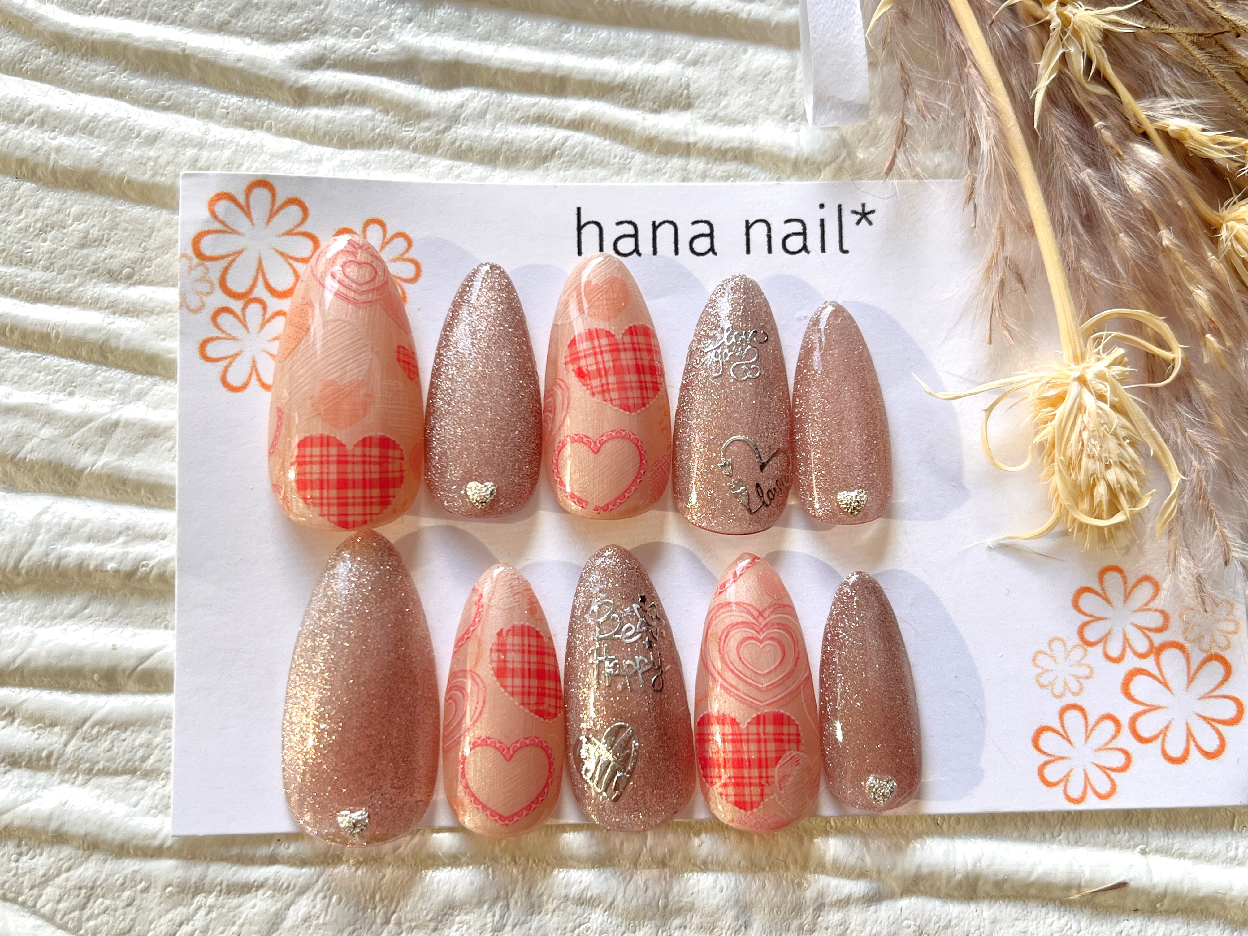 SALE ネイルチップ マグネット ハートネイルチップ ネイルチップ