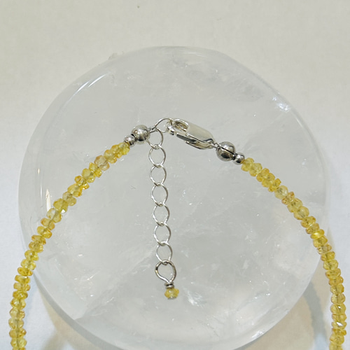 イエローサファイア ボタンCTブレスレット ブレスレット GirassoL