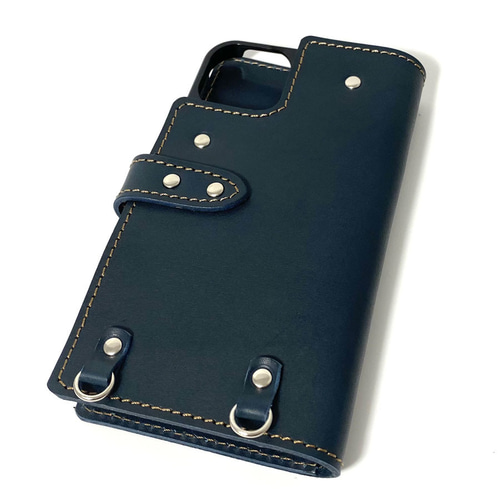 送料無料 手帳型 スマホケース iPhone 12 pro 用 スマホショルダー