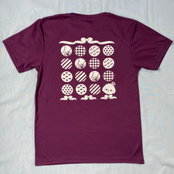 【受注制作】「トイプードル＆チョコ」ドライTシャツ・長袖Tシャツ 3枚目の画像