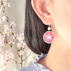 桜の耳飾り《ピンク》 5枚目の画像