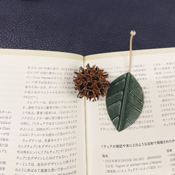 Leaf Bookmarker 葉っぱのブックマーカー 2枚目の画像