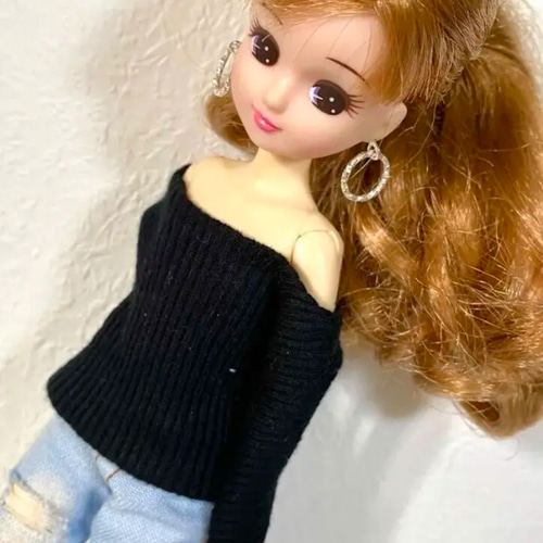 リカちゃんデザインリングピアス2点セット その他人形 kiki202402