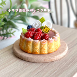 27 ＊チョコレートケーキ 3個セット＊ ミニチュアスイーツ 粘土 ドール