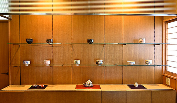 楽焼茶碗〚サワラビ〛 抹茶碗　茶道具　季節茶碗　楽入印 7枚目の画像