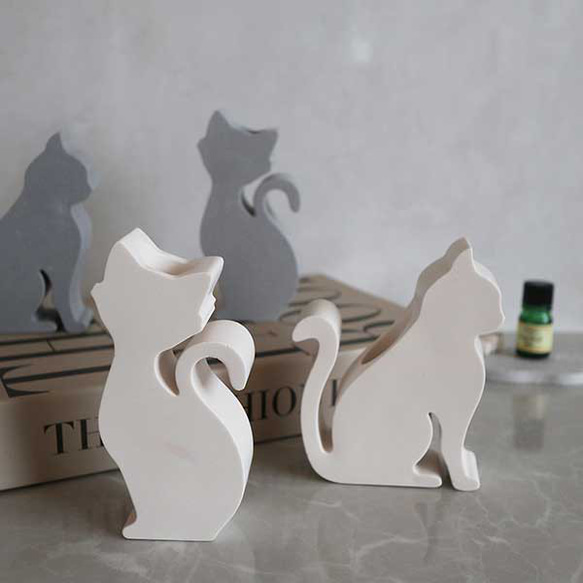 猫のクリスタル キャンドル ホルダー Amazon.co.jp: 猫の温まる足キャンドルホルダー かわいい