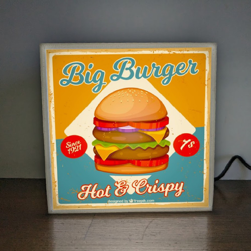 ハンバーガー ビッグバーガー ファーストフード カフェ 店舗 自宅