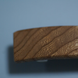 木製　バレッタ　ケヤキ杢 2枚目の画像