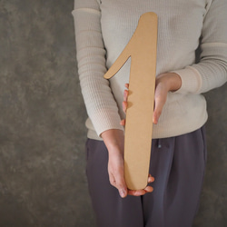 ビッグナンバーウッドプレート 5枚目の画像