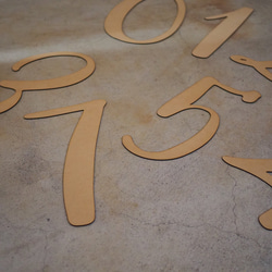 ビッグナンバーウッドプレート 4枚目の画像