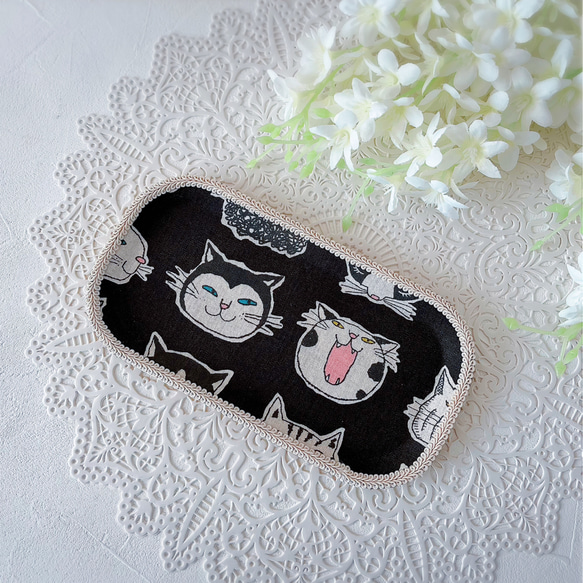 Ｉ83 デニムリメイク キーリング付き ポーチ ♡ ネコ CAT I83 デニムリメイク キーリング付き ポーチ ♡ ネコ CAT 猫 キー ケース