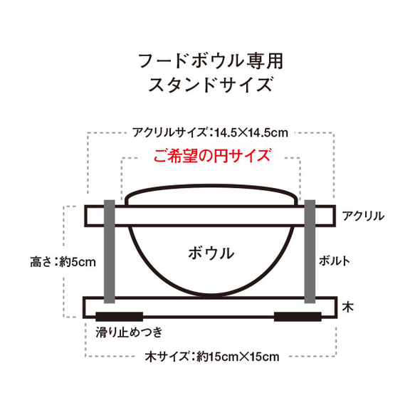 ねこ　倒れにくい 水飲み台とフード台セット （名入れ可） オリジナル 犬 猫 うちの子 5枚目の画像