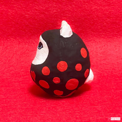 [新品] 圓點藝術黑貓達摩 | 藝術達摩貓達摩招財貓護身符 第3張的照片
