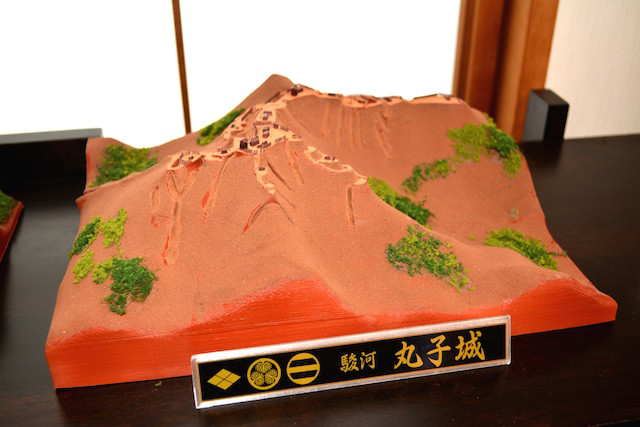 【築城キット 1/1500 】駿河・丸子城セット　武田の赤備え 山県昌景が守った城