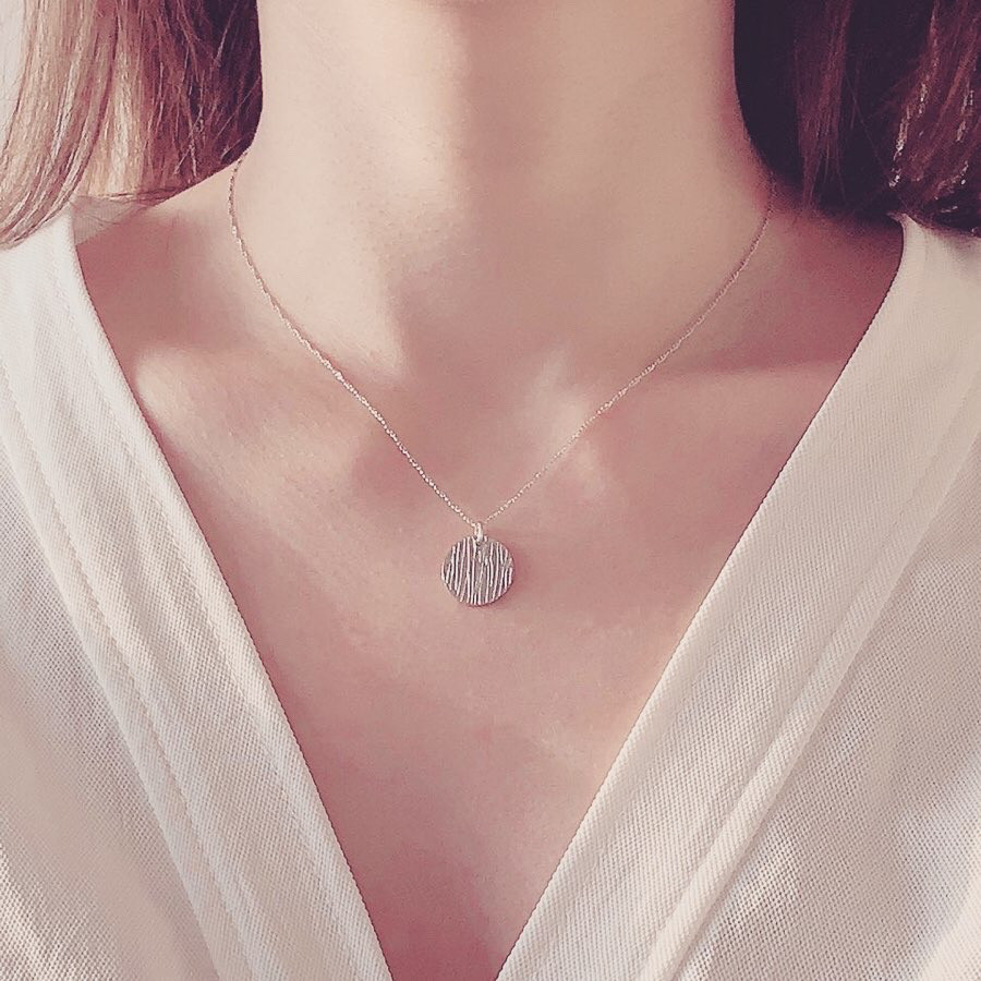 木目ネックレス(シルバー) SV925