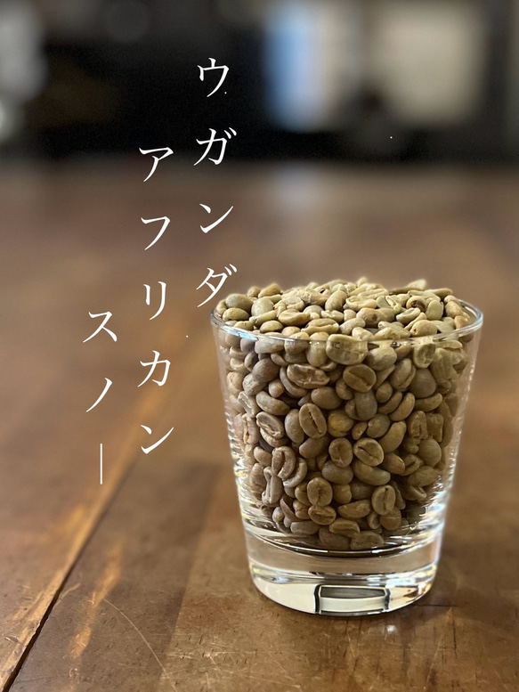 【送料無料】ウガンダ・アフリカンスノー　100g×3（豆） 1枚目の画像