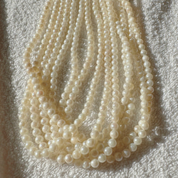アコヤ真珠 5-5.5ミリ 連1本 ベビーパール ラウンド 5枚目の画像