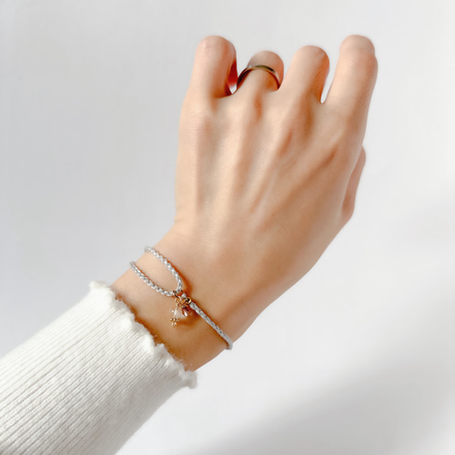 静電気防止ブレスレット * 七色の白露 / 黄昏れ * ギフトラッピング