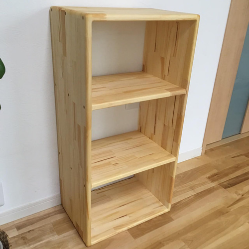 あきし様オーダー商品 【すべての角が丸い】安心安全な収納棚 縦