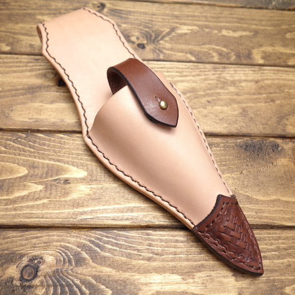 【極上栃木レザー】総手縫い クニペックス　プライヤーシース 5㎝