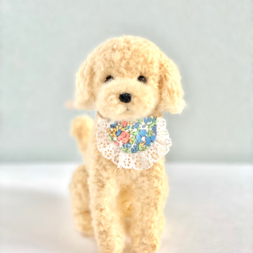 いつでもいっしょ♪ ふわふわ羊毛フェルトの大きなオフホワイト