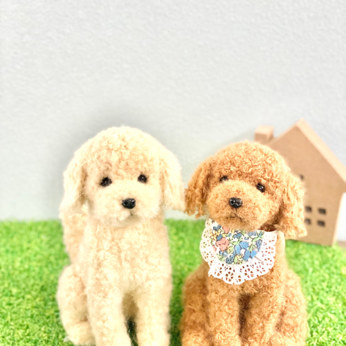 いつでもいっしょ♪ ふわふわ羊毛フェルトの大きなオフホワイト
