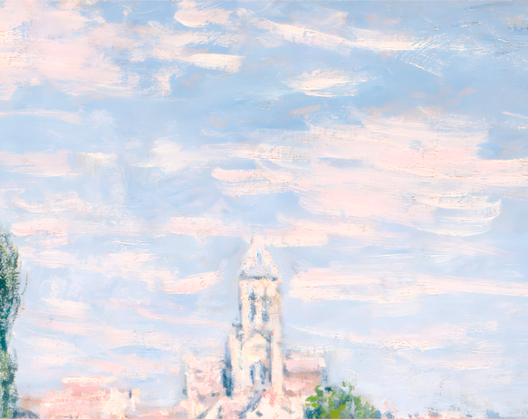 モネ　夏のヴェトゥイユ　2枚セット　風景画　アートポスター　インテリアアート 14枚目の画像