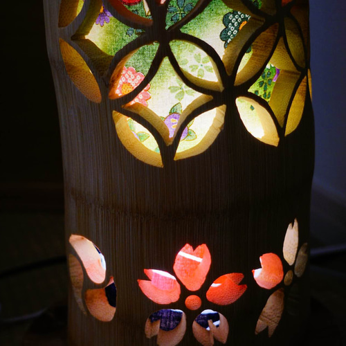 極太☆竹灯り・竹あかり・竹灯籠 ～～ 癒しの灯り 華衣ライン