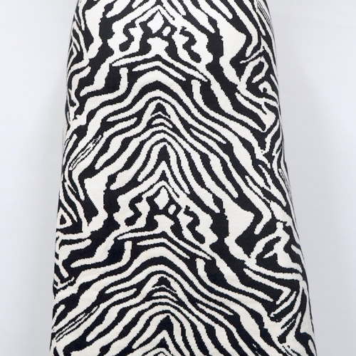 専用！BERMEILロングふんわりロングスカートゼブラブラック＆ホワイト