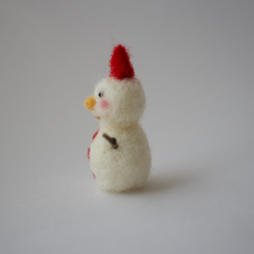 オーダー受付用】羊毛フェルト 雪だるまストラップ | saitoshokai.jp