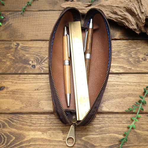 ◆◇送料無料【極上栃木レザー】総手縫い ロールペンケース◇◆ ◇◇【極上栃木レザー】総手縫い ロールペンケース◇◇ | 日本製手作り