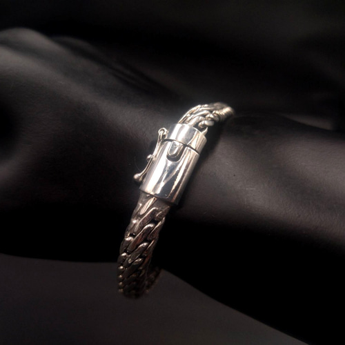   A51B ブレスレット　チェーン　ノット　シルバー ZERO OnlineShop,シルバーアクセサリー,バングル・ブレスレット