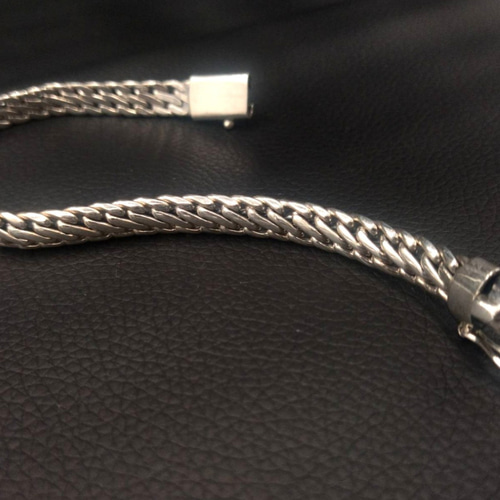   A51B ブレスレット　チェーン　ノット　シルバー シルバーチェーンブレスレット｜ブレスレット｜ノジェス 公式