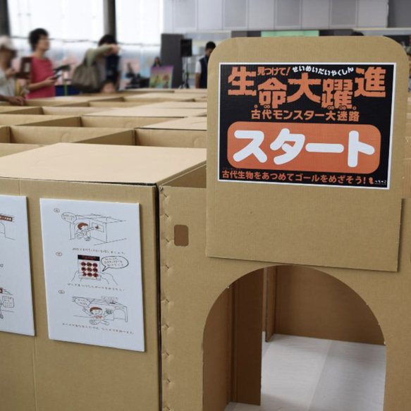 宝探しダンボール迷路 6mx3 25P 50P 100P