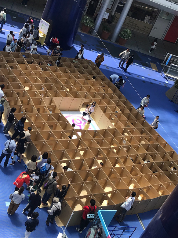 宝探しダンボール迷路 6mx3 25P 50P 100P