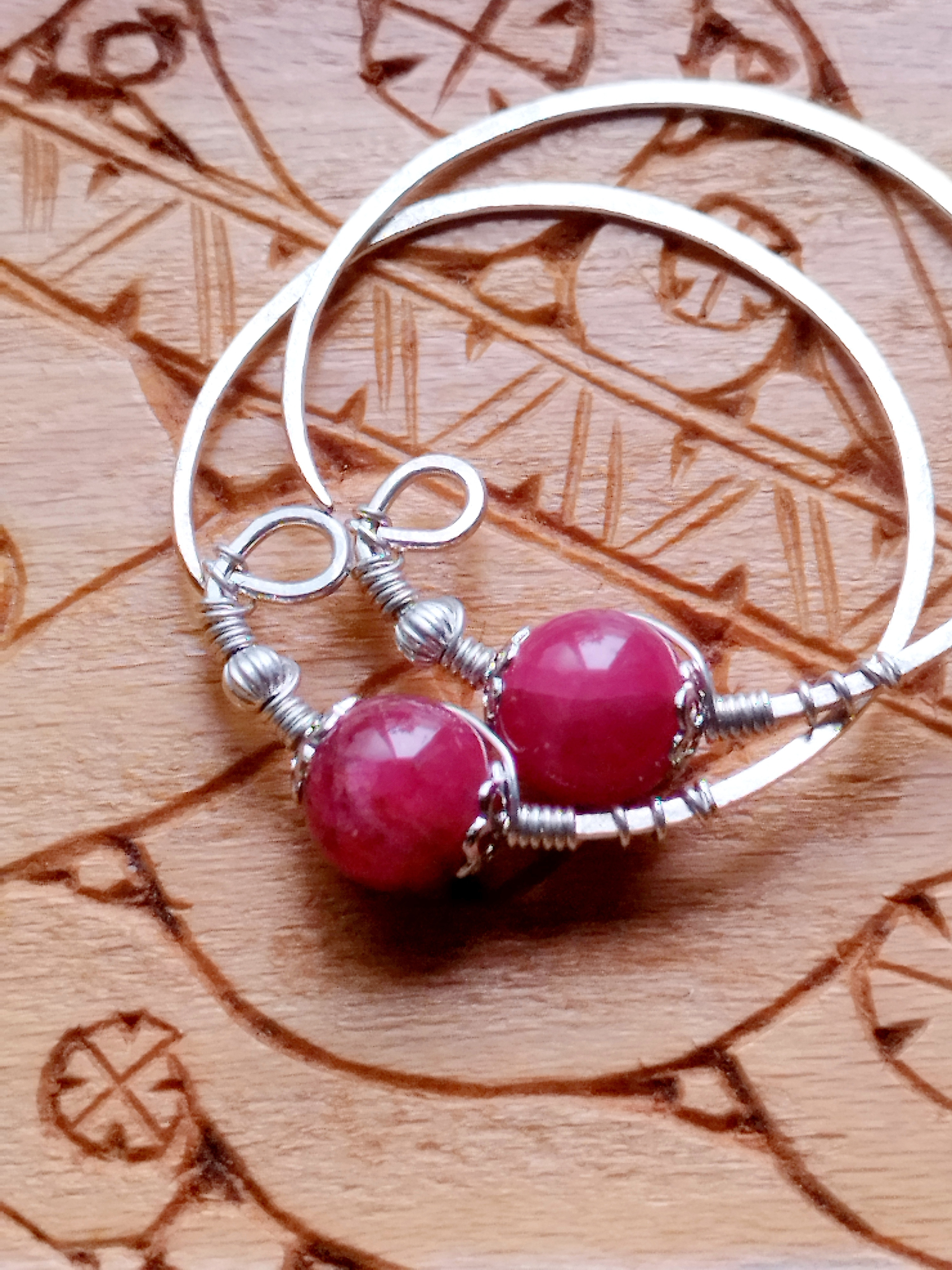 maw（ハマナス）のニンカリ（アイヌの耳飾り・ピアス）インペリアルロードナイト