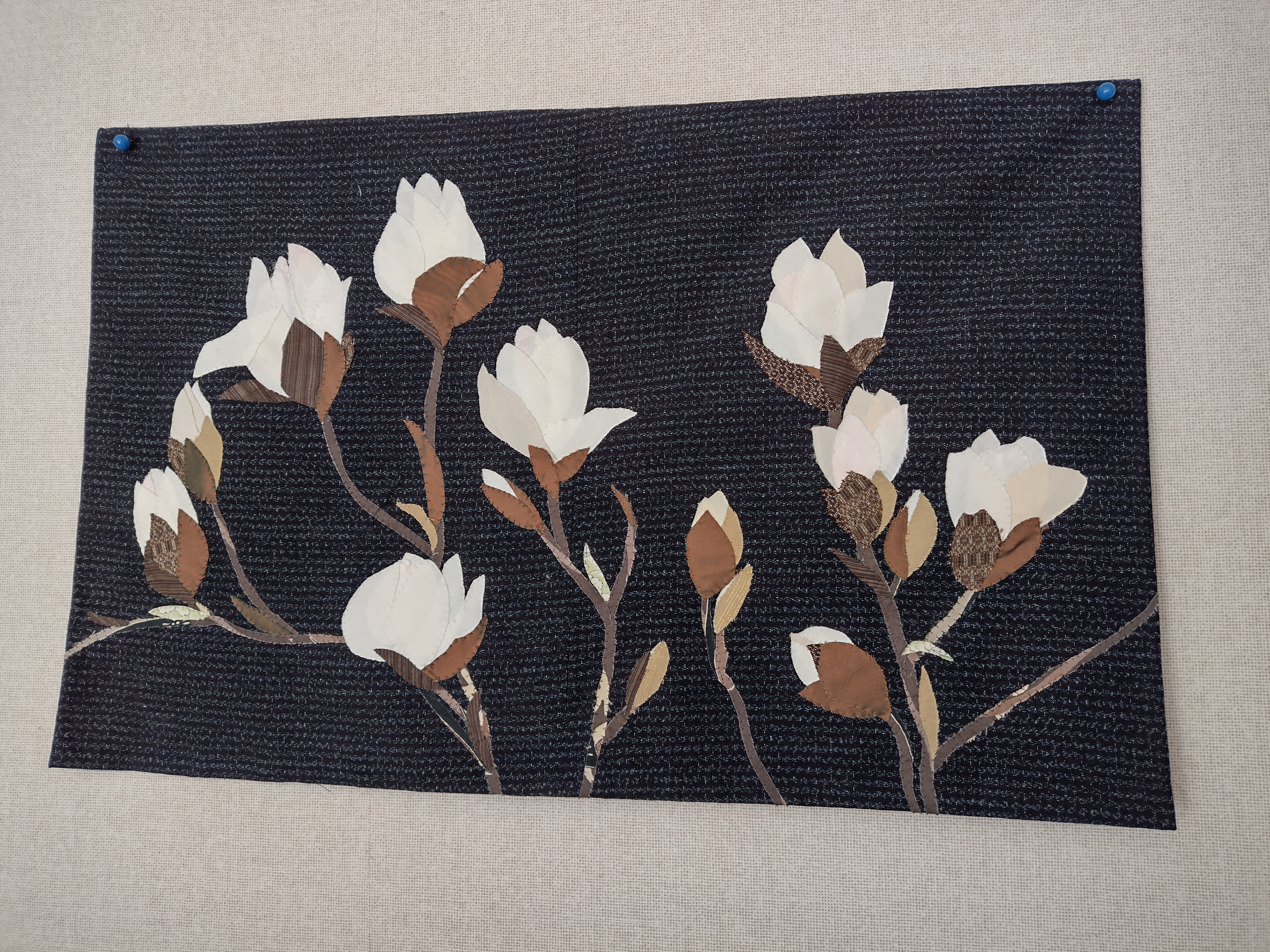 絣のたタペストリー　約103 x 36cm 絣のたタペストリー　約103 x 36cm